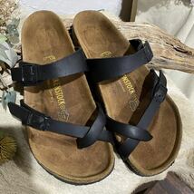 BIRKENSTOCK（ビルケンシュトック）MAYARI（マヤリ）black size:37(24cm)＊コンフォートサンダル＊ トングサンダル/フラットサンダル_画像2