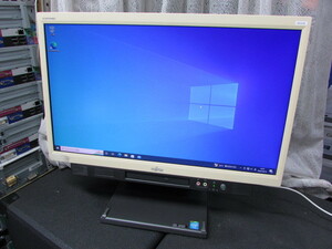 【YDT0514】★FUJITSU ESPRIMO K555/K (FMVK03003) Celeron 2950M 2.0GHz/4GB/320GB/DVD/20inchWide/Win10Pro64bitセットアップ済★中古