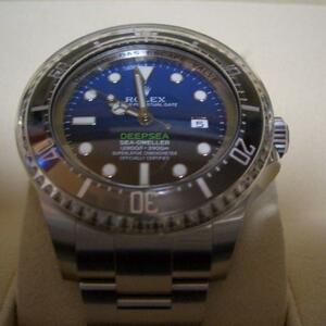  new goods unused goods domestic regular goods Rolex Sea Dweller deep si-D blue D-BLUE Ref: 116660 accessory equipping 