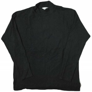 UNUSED アンユーズド 日本製 Long Sleeve Mock Neck T-shirt ロングスリーブモックネックTシャツ US1312 3 Black 長袖 カットソー g8849