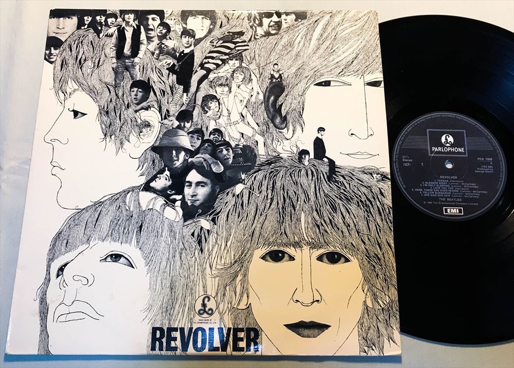 BEATLES☆Revolver UK Y/B Parlophone mono-