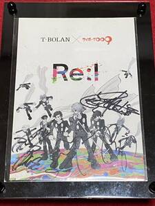 T-BOLAN×サイボーグ009 森友嵐士他T-BOLANメンバー直筆サインカード(フレーム入り) 非売品