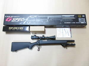  Tokyo Marui VSR-10 G specifications (BK) Short barrel specification stainless steel cylinder kit .. only .. scope bai pot attaching the first speed 98.6m/s