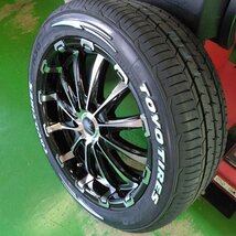 人気 TOYO H30 225/50R18 ホワイトレター 200系ハイエース タイヤホイールセット 18インチ BD12 新品 4本セット_画像5