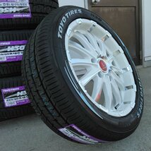 200系ハイエース タイヤホイールセット New TOYO H30 225/50R18 ホワイトレター 18インチ BD12 新品 4本セット_画像5