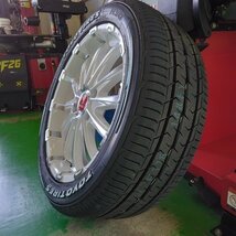 人気 TOYO H30 225/50R18 ホワイトレター 200系ハイエース タイヤホイールセット 18インチ BD12 新品 4本セット_画像3