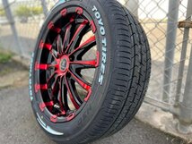 ハイエース 200系 18インチ タイヤホイール 車検対応 BD12 TOYO H30 225/50R18 4本セット 1台分_画像1