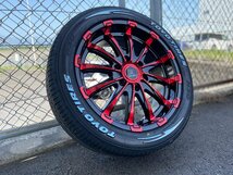 ハイエース 200系 18インチ タイヤホイール 車検対応 BD12 TOYO H30 225/50R18 4本セット 1台分_画像6