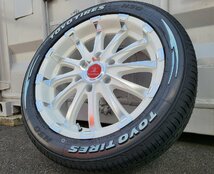 225/50R18 18インチ 新品タイヤホイールセット Bounty Collection BD12!!200系ハイエース TOYO H30_画像8