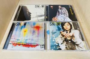 ■送料無料 廃盤■ SNoW シングル CD 4枚セット 逆さまの蝶 / NightmaRe / 花火まであとすこし / on&on 地獄少女