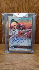 eugenio suarez 2020 topps baseball gold label auto MLB 25シリ　直筆サイン