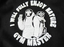 ジムマスター/GYM MASTER　覆面レスラー＆覆面犬プリントTシャツ (5,6oz KEEP GOING)　G151747 05/ブラック Mサイズ_画像3