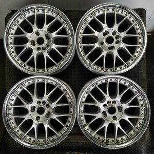 管理番号：Ｓ3-152【4本価格】【18×8J 18x9J 4×114.3 5×114.3 ET+38/45 ハブ73 】社外品・マルチ・直接引取可能・下取り可能