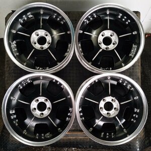 管理番号：S3-167【4本価格】【18x9J 18x10J 5x114.3 ET+21 ハブ73】スカイライン等・直接引取り可能・下取り可能