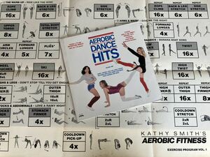 【エクササイズポスター付】AEROBIC DANCE HITS Vol.1 LP CASABLANCA US NBLP7263 82年盤,Kool & The Gang,Physical,Let's Groove,