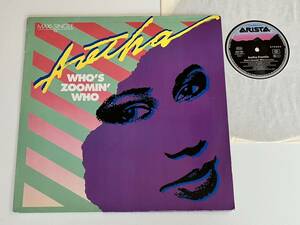 Aretha Franklin / Who's Zoomin' Who(Dance Mix,Dub Mix,Radio Mix)12inch ARISTA GERMANY 602290 85年盤,Narada Michael Walden,アレサ