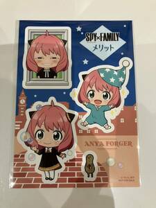 メリット　SPY×FAMILY 非売品　シール　アーニャ