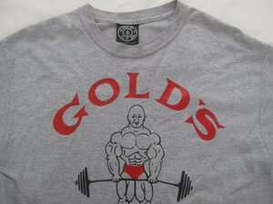 ヴィンテージ80's USA製GOLD 'S GYMゴールドジム Tシャツ M　ボディービル