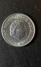 【オランダ1951年】25セントコイン JULIANA KONIGIN DER NEDERLANDEN 送84円☆_画像1