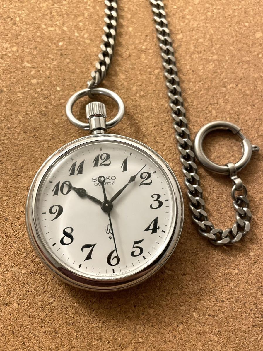 動作品】セイコー SEIKO アンティーク 懐中時計 1963年 国鉄関西 eva