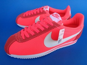 12447■新品 15年製 NIKE WMNS CLASSIC CORTEZ NYLON ナイキ ウィメンズ クラシック コルテッツ ナイロン ピンク 23.5 cm 749864-616