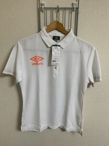 新品（タグ付き）［UMBRO］ アンブロ 半袖ポロシャツ　白色　Oサイズ　Y564