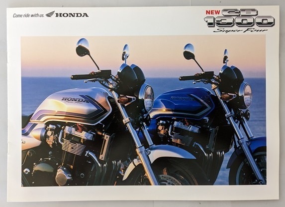 CB1300 スーパフォア　(SC40)　車体カタログ　1999年2月　CB1300 SUPER FOUR　古本・即決・送料無料　管理№ 5299E