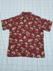 reyn spooner レインスプーナー アロハシャツ 半袖シャツ size L　ヤシの木柄