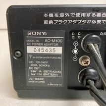 T779 SONY ソニー AC-M100 ACパワーアダプタ/通電OK ジャンク品_画像7