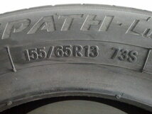 トーヨータイヤ TRANPATH LuK 155/65R13 73S 新品処分 1本のみ サマータイヤ 2019年製_画像3