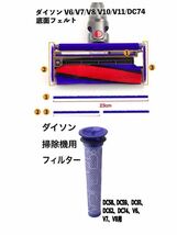 互換品 ダイソン モーターヘッド床面フェルト互換品ダイソン掃除機用プレフィルター_画像1