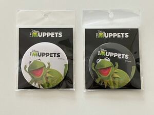 ☆THE MUPPETS(ザ・マペッツ)カーミット/缶バッジ /ディズニー/マペットショー/缶バッチ /直径7.5cm/２個セット②