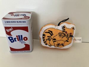 kidrobot(キッドロボット)Andy Warhol (アンディ ウォーホル)Brillo object series/缶ケース入りフィギュア/プラッシュキャットY/ブリロ