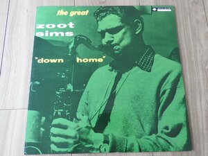 ★☆送料無料/LP　 the great ZOOT SIMS down home レコード☆★