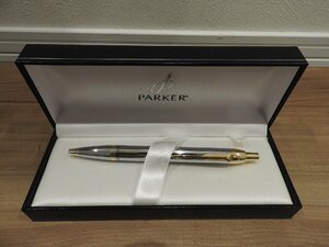 ★☆送料無料/PARKER　パーカー　ボールペン　シルバー　ケース付き☆★