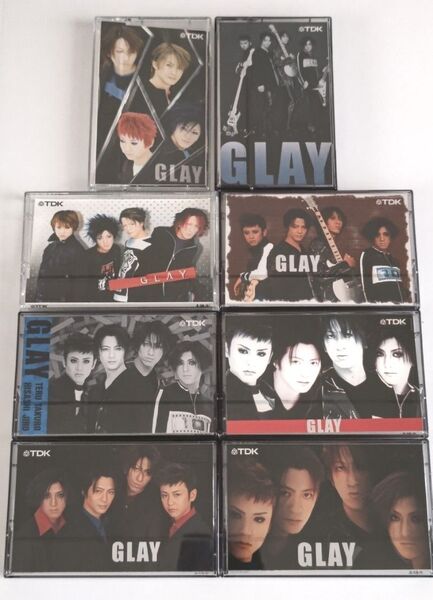 GLAY カセットテープケース8個セット 未使用