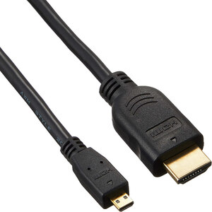 HDMI→microHDM 変換ケーブル HDMIケーブル ハイスピード ver1.4対応 1.8m 変換名人 HDMI-MC18G2/4694/送料無料