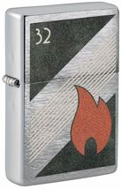 ジッポー オイルライター アメリカ加工 32 Flame Design 48623/送料無料_画像4