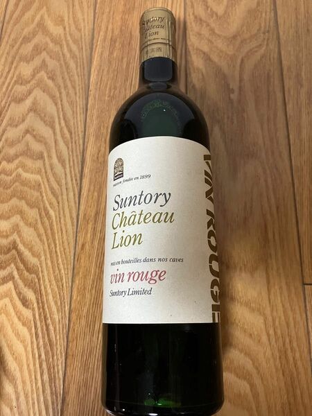 【未開栓】Suntory Chateau Lion vin rouge 1899 サントリー 果実酒　古酒　ワイン