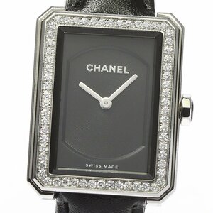 シャネル CHANEL H4884 ボーイフレンド ダイヤベゼル クォーツ レディース 保証書付き_744353