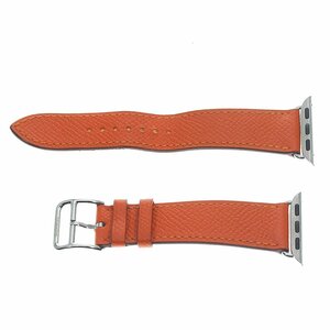 エルメス HERMES アップルウォッチ用 革ベルト 41ｍｍ ボーイズ 良品 箱_744766