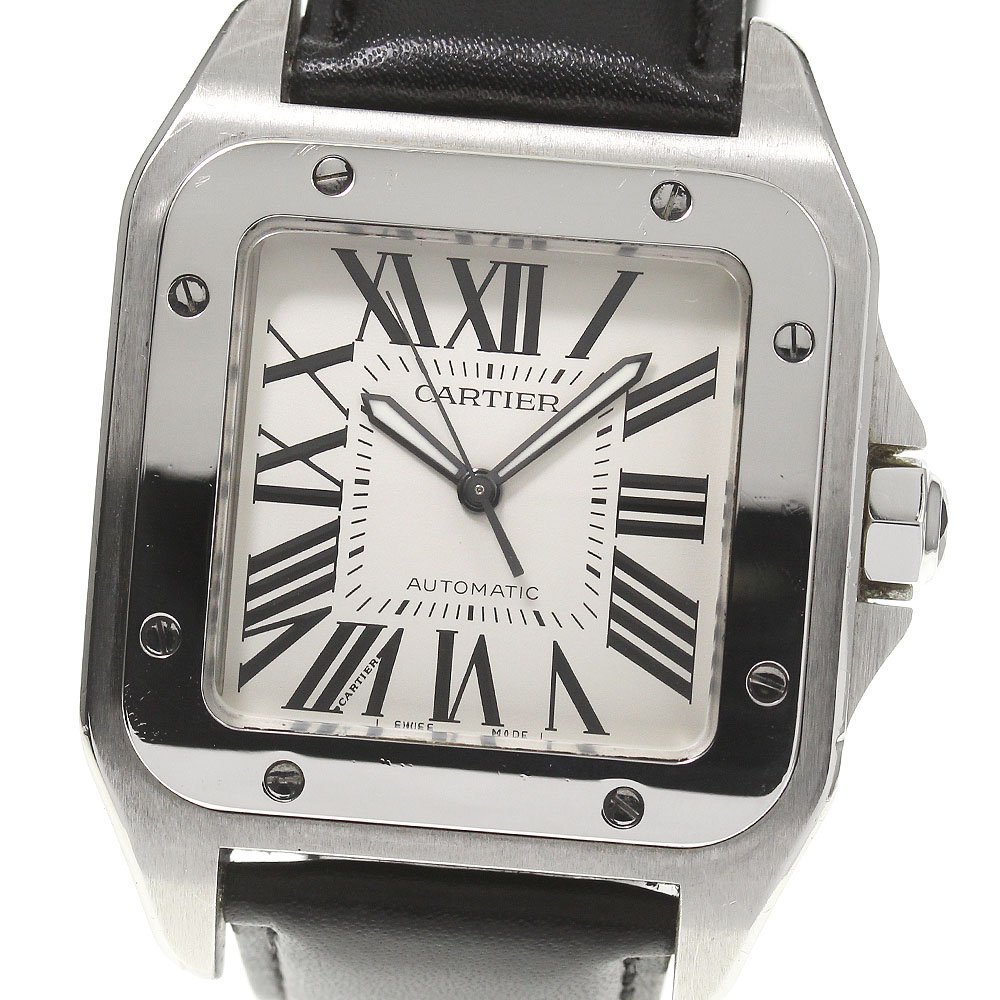 ヤフオク! -カルティエ サントス100 lm(ブランド腕時計)の中古品・新品 