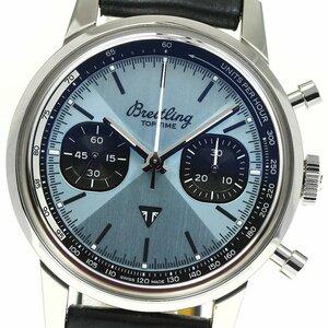  Breitling BREITLING A23311 top time Triumph chronograph self-winding watch men's written guarantee attaching ._747181