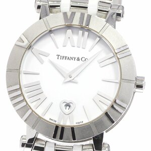  Tiffany TIFFANY&Co. Z1300.11.11A20A00A Atlas Date quartz lady's written guarantee attaching ._743008