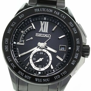 セイコー SEIKO SAGA113/8B54-0AK0 ブライツ エグゼクティブライン ソーラー電波 メンズ 良品 _748817【ev15】