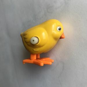 ■昭和レトロ ひよこ　トミー製ゼンマイおもちゃ　TOMY ひよ子　鳥当時物2c■検）おまけ食玩消しゴム昔グリコ古いおもちゃ玩具