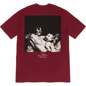 M 20AW Supreme Joel Peter Witkin Mother and Child Tee Burgundy バーガンディ Tシャツ box logo fw 半袖 ジョエル ピーター ウィトキン