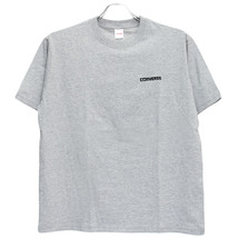 【新品】 3L グレー コンバース(CONVERSE) 半袖 Tシャツ メンズ 大きいサイズ ロゴ 刺繍 プリント クルーネック カットソー_画像3