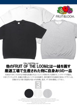 【新品】 M グレー FRUIT OF THE LOOM(フルーツオブザルーム) 半袖 スウェット メンズ ヘビーウェイト 11.8オンス 厚手 無地 クルーネック_画像5