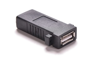 USB2.0 パネル取り付け用コネクター 送料120円 （電源 増設 充電 ソケット アダプター 延長）.